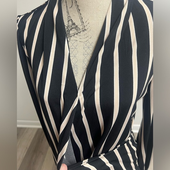 Wrap Front Striped Blouse! - Picture 6 of 13